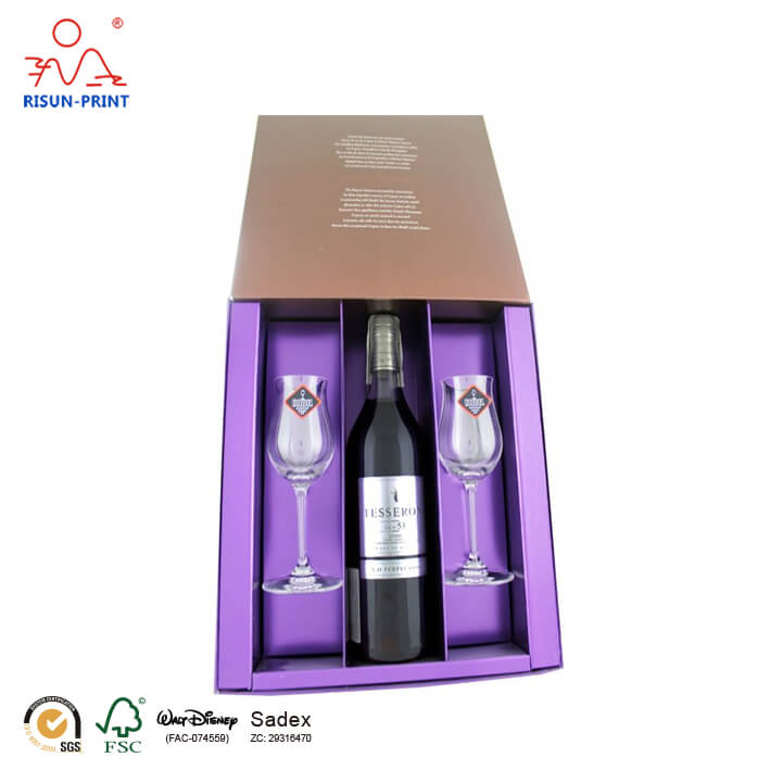 Perfection XO wine box packaging