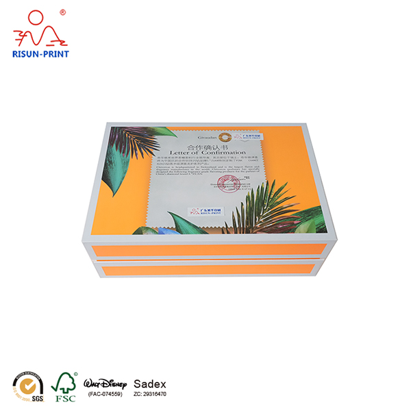 Caja de regalo de embalaje cosmético de lujo personalizada