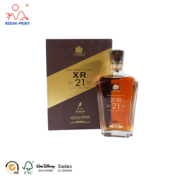 Magnet Custom XR 21 Years Whisky Packaging Box 