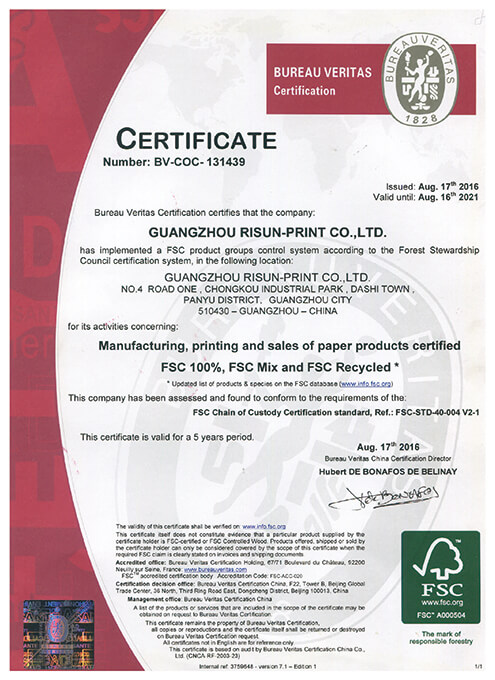 FSC certificación ambiental